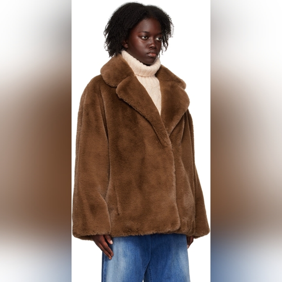 NWT Stand Studios faux fur jacket - Picture 3 of 9